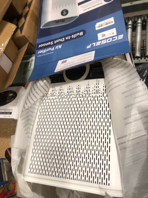 Photo 2 of ***(PARTS ONLY/ NON FUNCTIONAL/ NO RETURNS OR REFUNDS)***
Air Purifiers for Home Large Room, with Smart Mode, PM2.5 Air Quality Display, 22dB Sleep Mode, Aromatherapy, Cover Up to 1295 Ft² with 2X-Purification & 360°Air Outlet, HAP603, White