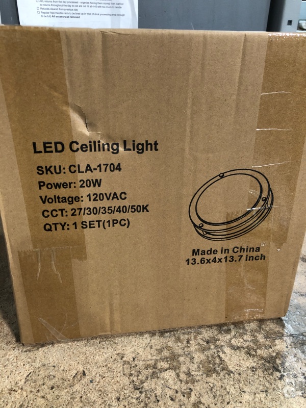 Photo 1 of 13 inch Flush Mount LED Ceiling Light Fixture, 2700K/3000K/3500K/4000K/5000K Adjustable Ceiling Lights, Oil Rubbed Bronze Saturn Dimmable Lighting for Hallway Bathroom Kitchen or Stairwell, ETL Listed