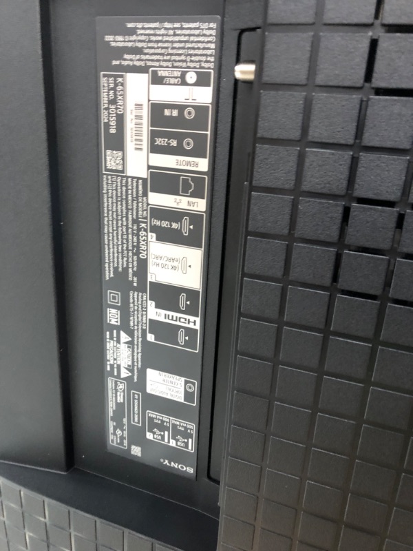 Photo 1 of Sony BRAVIA 7 65 Inch QLED LCD TV, 4k Ultra HD with Mini LED Brightness and Contrast, Real-World Colors, Powerful Processing, Studio Calibrated Picture, Crystal Clear Picture - 65XR70