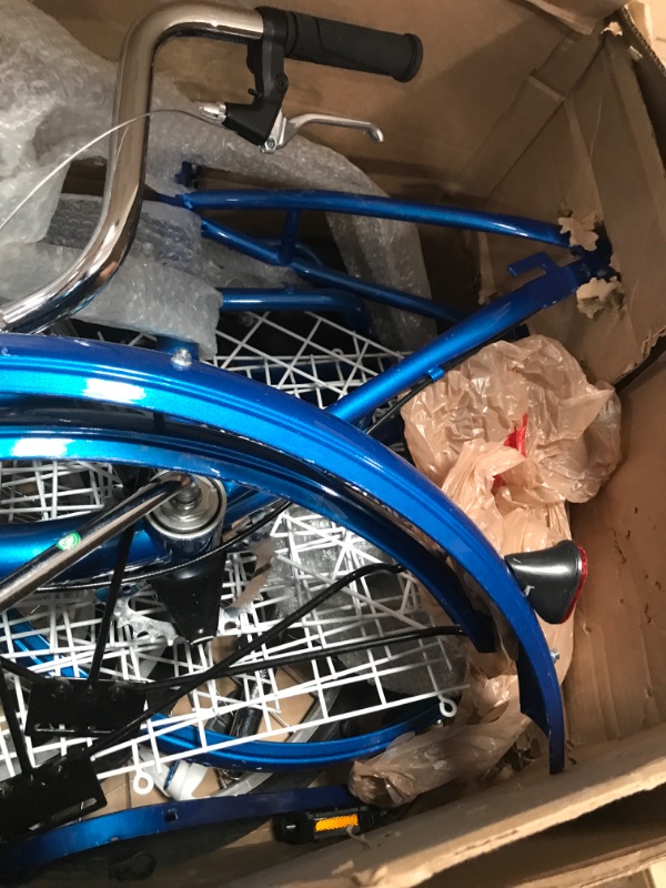 Photo 4 of ***USED - SCRATCHED - MISSING PARTS***
YITAHOME 24 & 26 Inch Adult Tricycle, 1 & 7 Speed 3 Wheel Bikes, Large Seat with Backrest Trike for Adults with Front & Rear Baskets, Cruiser Bike for Seniors Women Men Commute Picnic Outdoor