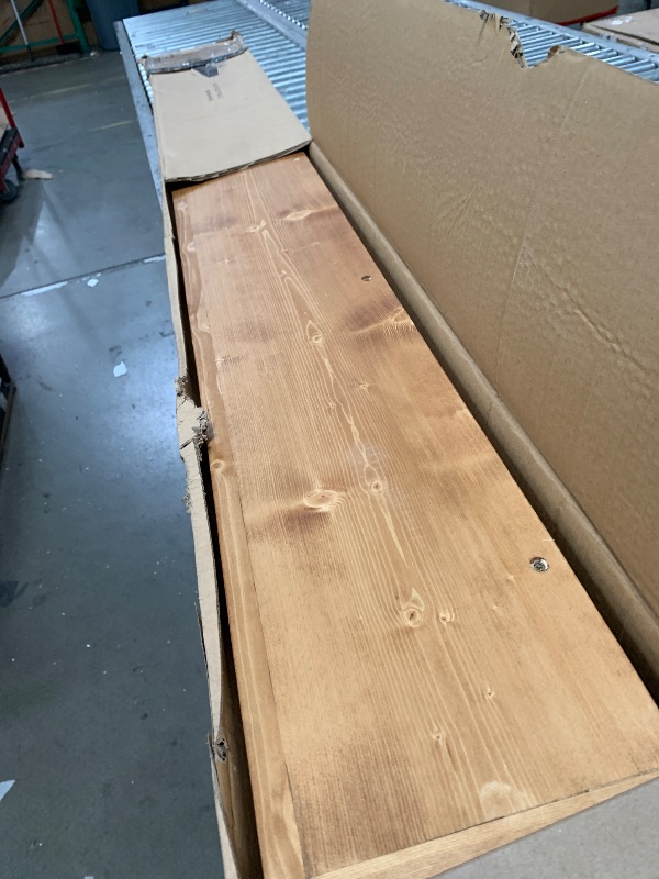 Photo 1 of Avana Fireplace Mantel - Wall-Mounted Mantles for Over Fireplace - Farmhouse Fireplace Mantle Shelves - Handcrafted Wood Fireplace Mantels - Floating Mantel 72 Inches X 8 X 5 - Rustic Natural