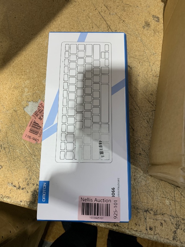 Photo 1 of OMOTON Bluetooth Keyboard for Mac, Compact Wireless Keyboard Compatible with MacBook Pro/Air, iMac, iMac Pro, Mac Mini, Mac Pro Laptop and PC (Silver)