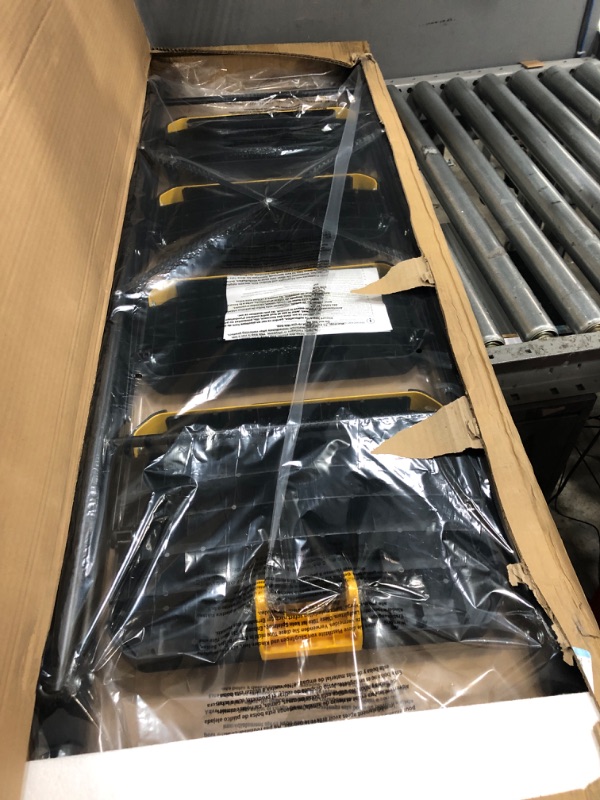 Photo 1 of KINGRACK 4 Step Ladder, Sturdy Steel Step Stool with Safe-Lock Design, Handrail, Anti-Slip Wide Pedals, Pass 800lbs Load Testing, Folding Portable Ladder for Multi-Purpose, Home, Kitchen, Black