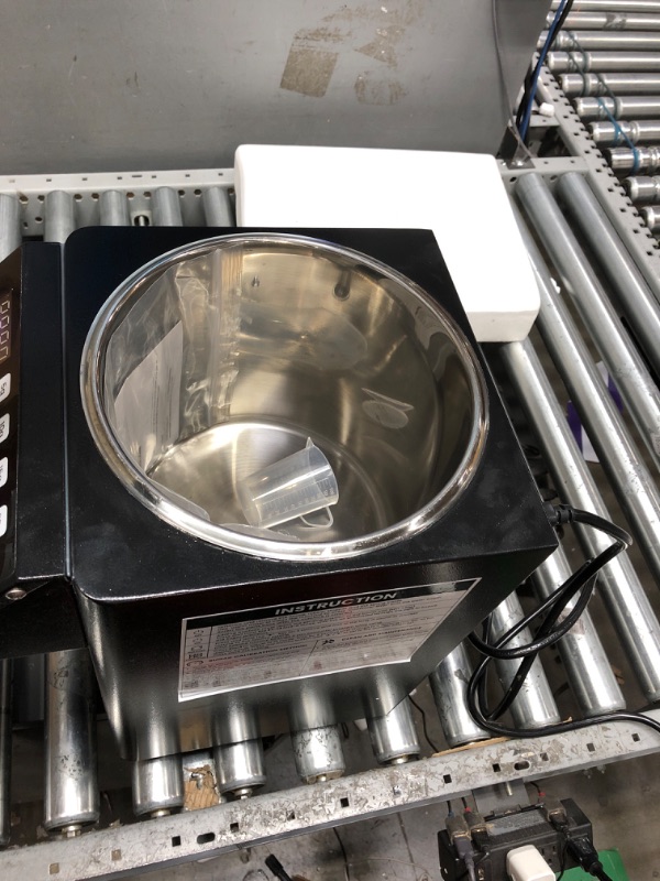 Photo 1 of WantJoin Automatic Fructose Dispenser for Commercial, Stainless Steel Syrup Dispenser for Bubble Tea Equipment, Fructose Quantitative Machine with Measuring Cup, 8.45QT, Black