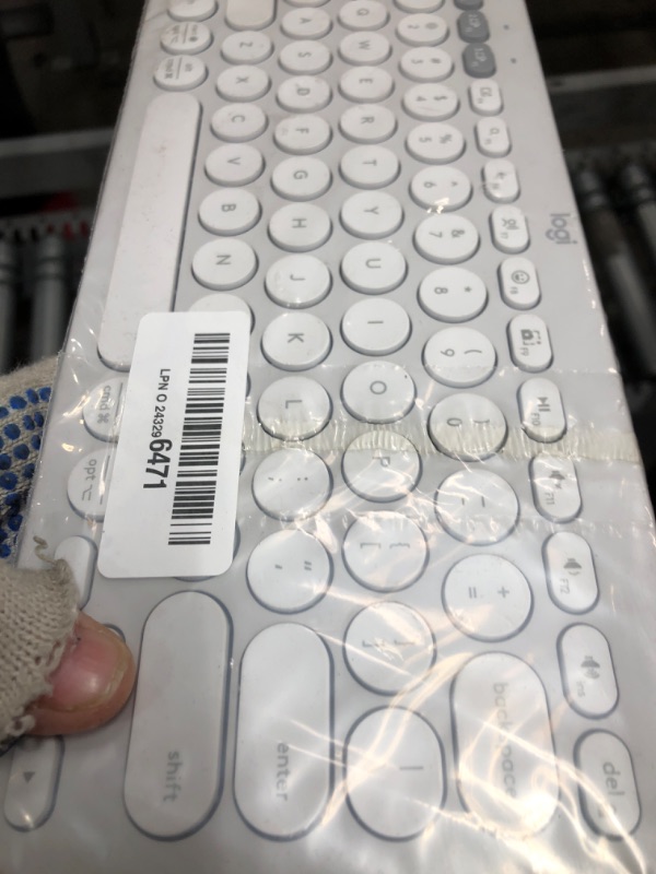 Photo 1 of Logitech Pebble Keys 2 K380s, Multi-Device Bluetooth Wireless Keyboard with Customizable Shortcuts, Slim and Portable, Easy-Switch for Windows, macOS, iPadOS, Android, Chrome OS - Tonal White