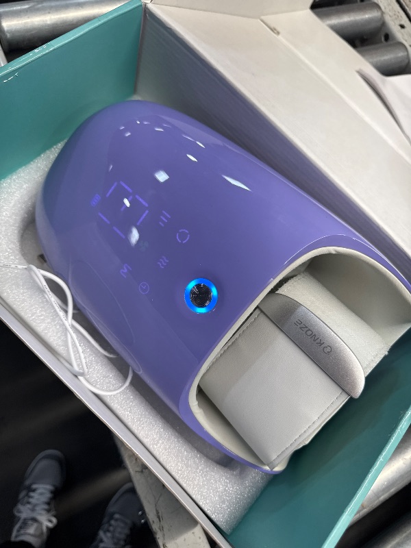 Photo 1 of (POWER TESTED) (UNABLE TO TEST FURTHER) Fsa Hsa Eligible Hand Massager with Heat and Compression, Roller Kneading Massage, Fan Cooling and Wrist Massage for Wrist Arthritis, Carpal Tunnel Pain Relief, Valentines Day Gifts for Women Men