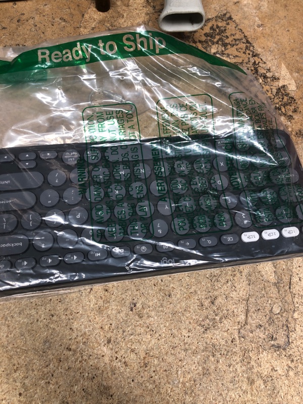 Photo 1 of Logitech Pebble Keys 2 K380s, Multi-Device Bluetooth Wireless Keyboard with Customizable Shortcuts, Slim and Portable, Easy-Switch for Windows, macOS, iPadOS, Android, Chrome OS - Tonal Graphite