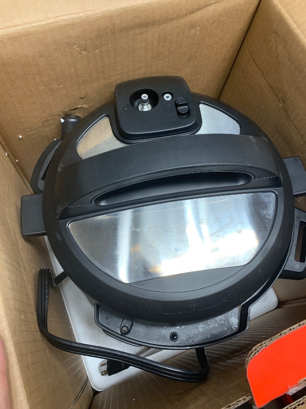 Photo 1 of Instant Pot Duo 7-in-1 Electric Pressure Cooker, Slow Cooker, Rice Cooker, Steamer, Sauté, Yogurt Maker, Warmer & Sterilizer, Includes App With Over 800 Recipes, Stainless Steel, 8 Quart