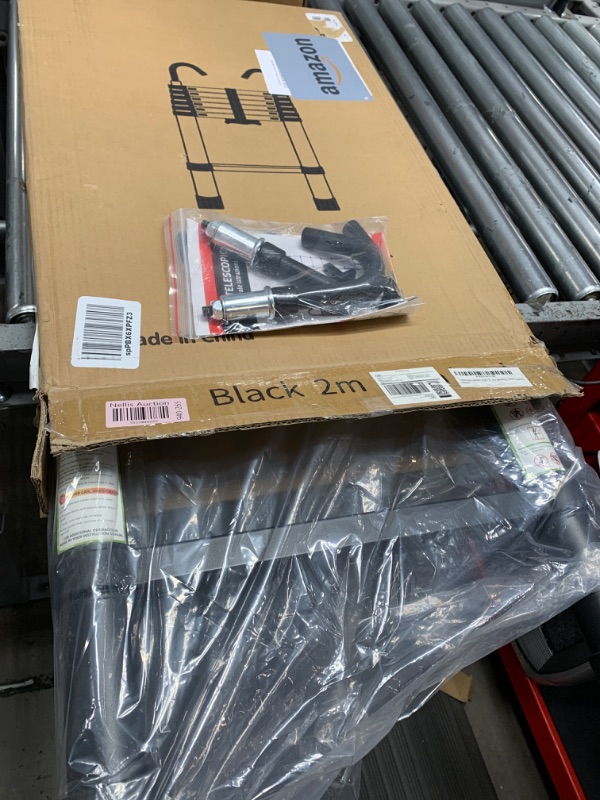 Photo 1 of Telescopic Ladder, 6.5FT RIKADE Aluminum Telescoping Ladder with Non-Slip Feet and Stable Hook, Portable Extension Ladder for Household and Outdoor Working, 330lb Capacity