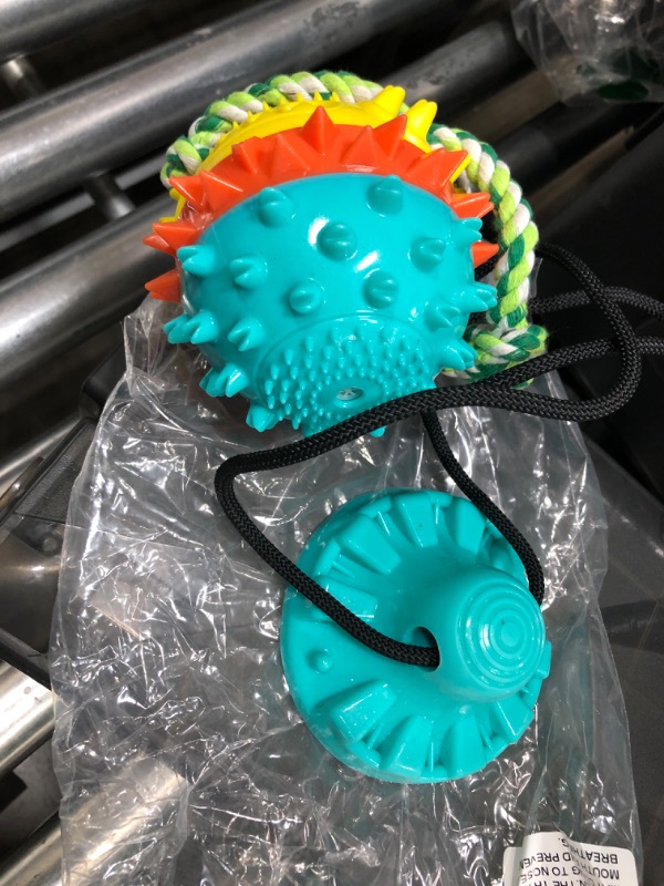 Photo 1 of 
Suction Cup Dog Toy for Aggressive Chewers, Pet Molar Bite Toy