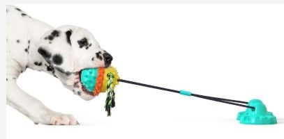 Photo 1 of 
Suction Cup Dog Toy for Aggressive Chewers, Pet Molar Bite Toy