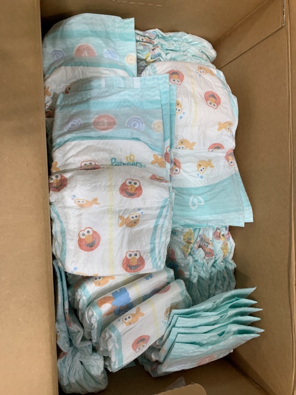 Photo 1 of *opened box, read description* Pampers Baby Dry Diapers - Size 4