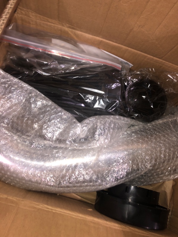 Photo 1 of GESEXI 4" Cold Air Intake System + Heat Shield Compatible with 1999-2006 GMC/Chevy V8 4.8L/5.3L/6.0L Silverado 1500/2500/3500 (Black & Silver)