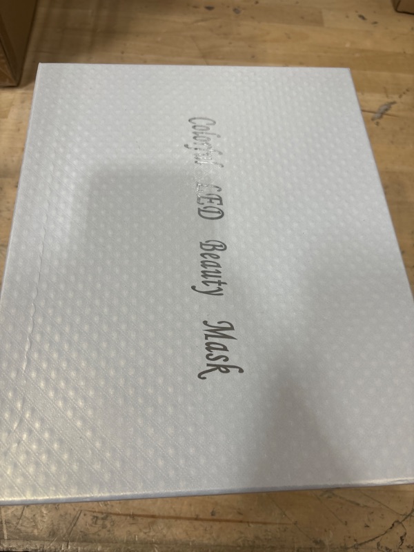 Photo 1 of SDKWDH Red Light Therapy for Face, Led Face Mask Light Therapy, 7 Colors LED Facial Skin Care Mask