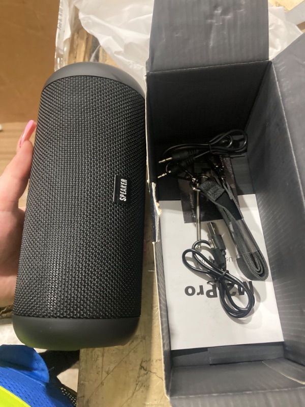 Photo 1 of Bluetooth Speakers, 30W Portable Speaker Loud Stereo Sound, Rich Bass IP67 Waterproof, 30+ Hour Playtime, Built-in Mic, Wireless Speaker with TF, AUX, FM for Shower, Pool, Party, Travel, Outdoors