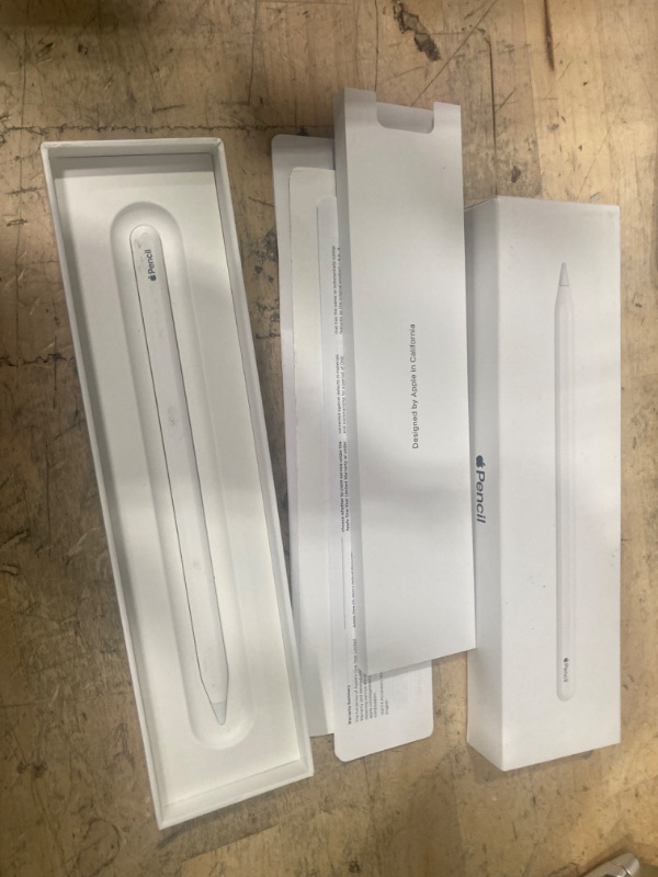 Photo 2 of Apple Pencil (2nd Generation): Pixel-Perfect Precision and Industry-Leading Low Latency, Perfect for Note-Taking, Drawing, and Signing documents. Attaches, Charges, and Pairs magnetically.