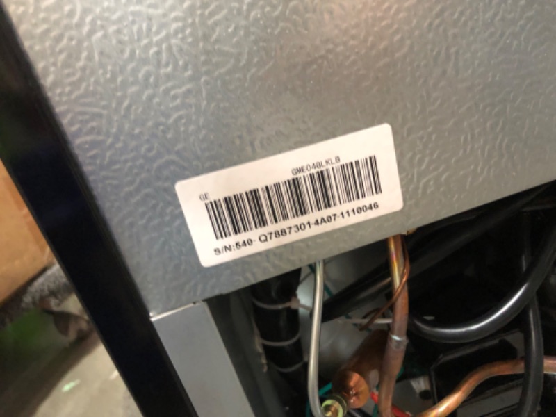 Photo 1 of GE Mini Fridge With Freezer | 4.4 Cubic Ft. | Single-Door Design With Glass Shelves, In-Door Can Rack & Small Freezer | Small Refrigerator Perfect for the Garage, Dorm Room, or Bedroom | Clean Steel