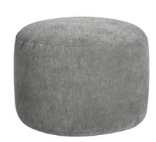 Photo 1 of (MORE SQUARE BECASUE OF BOX) foam bag ottoman with black carry bag and grey cover 