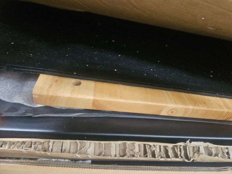 Photo 1 of ENJOYWOOD Adjustable Height Work Bench 60x 22 Workbench for Garage Work Table with Under Table Shelf for Shop Woodworking, Heavy Duty Rubber Wood Top for Office, Home, Commercial