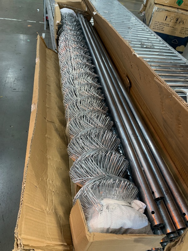 Photo 1 of Yafylly 15x15 Extra Large Outdoor Dog Kennel with Roof, Dog Kennel Outside with Waterproof Cover, Heavy Duty Dog Run Fence with Lockable Door, Covered Dog Playpen for Large Dogs