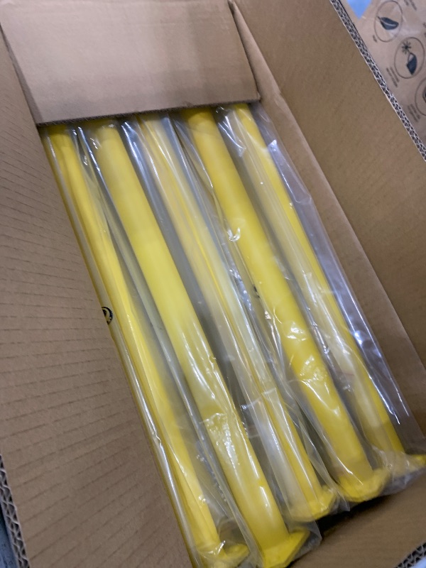 Photo 1 of EISENSP 21.5 Inch Metal Monkey Bars Ladder Rungs Set for Backyards Playground and Children Indoor and Outdoor Climbing Kit, Set of 15 (Yellow)