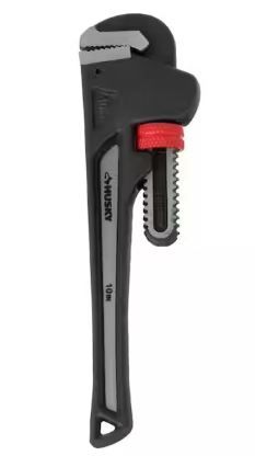 Photo 1 of 10 in. Heavy-Duty Pipe Wrench