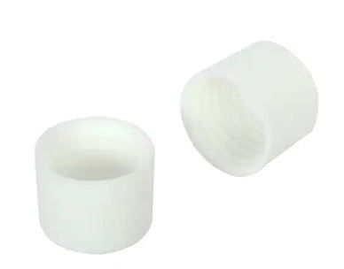Photo 1 of 1-1/4 in. Long, 1-1/4 in. Width White Closet Rod End Caps(2-Pack)