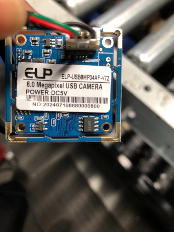 Photo 1 of ELP 8mp USB Camera Autofocus 4K PC Camera Module for Computer and Raspberry Pi Mini UVC USB2.0 Webcam Board IMX179 Industrial Lightburn Camera Low Distortion CCTV Laser Engraver Camera for Laptop