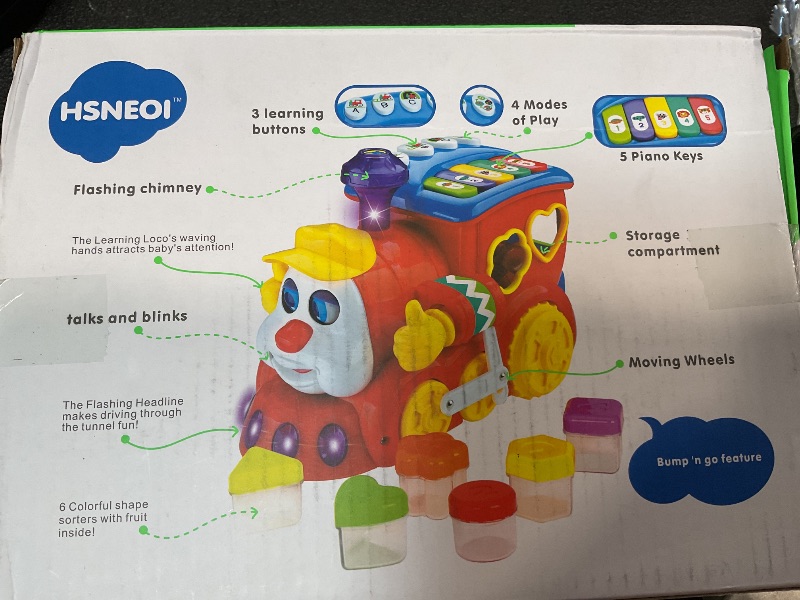 Photo 1 of Baby Toys for 1 Year Old Boy Girl Gift Musical Train Baby Toys 6-12 12-18 Months,Early Educational Learning Montessori Kids Toys with Blocks/Light Toddler Christmas Birthday Gifts for 1 2 3 Year Old
