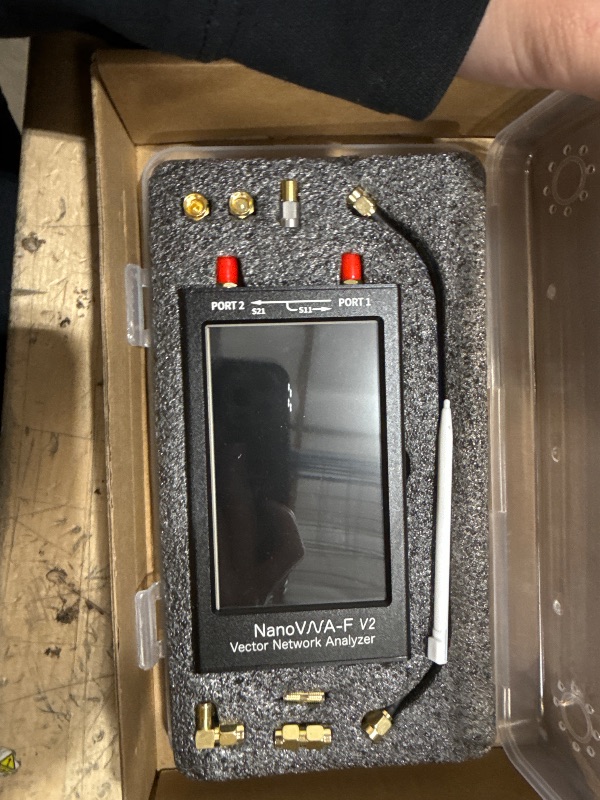 Photo 1 of AURSINC NanoVNA-F V2 Vector Network Analyzer 4.3inch 50KHz-3GHz HF VHF UHF Antenna Analyzer Ham Radio, 5000mAh Battery, Measuring S-Parameters Voltage Standing Wave Ratio Phase Delay Smith Chart
