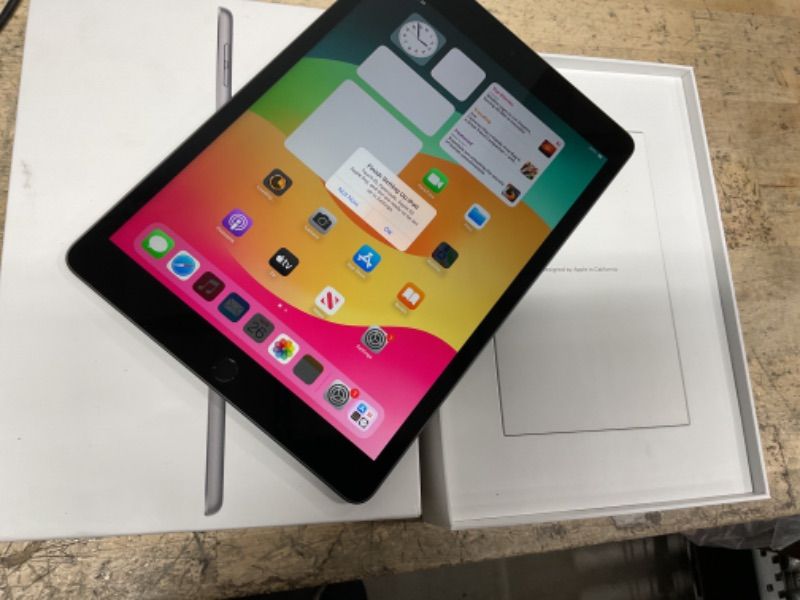 Photo 5 of Apple iPad (9th Generation): with A13 Bionic chip, 10.2-inch Retina Display, 64GB, Wi-Fi, 12MP front/8MP Back Camera, Touch ID, All-Day Battery Life – Space Gray