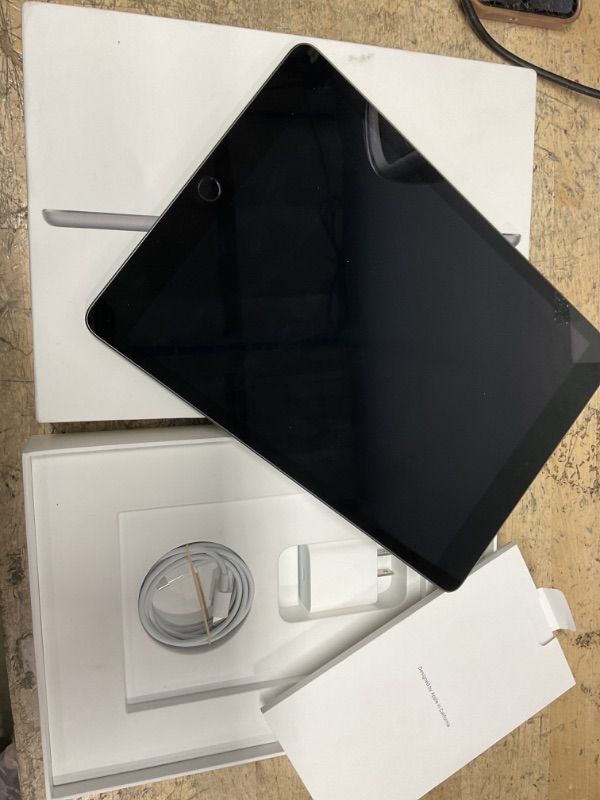 Photo 2 of Apple iPad (9th Generation): with A13 Bionic chip, 10.2-inch Retina Display, 64GB, Wi-Fi, 12MP front/8MP Back Camera, Touch ID, All-Day Battery Life – Space Gray