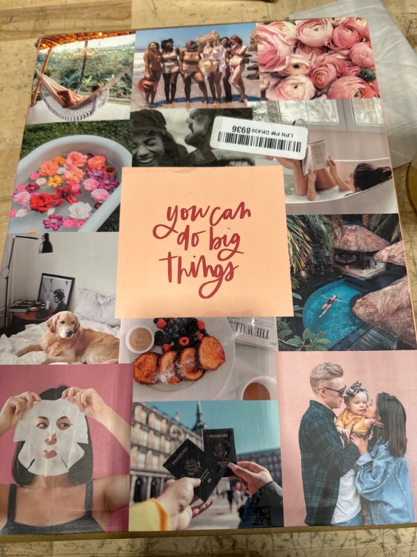 Photo 1 of Lamare Vision Board Kit - 150 Vision Board Pictures, Quotes - Interchangeable Cut Vision Board Book - Create, Visualize, Inspire - Vision Board Supplies, Dream Board, Mood Board, Collage Book