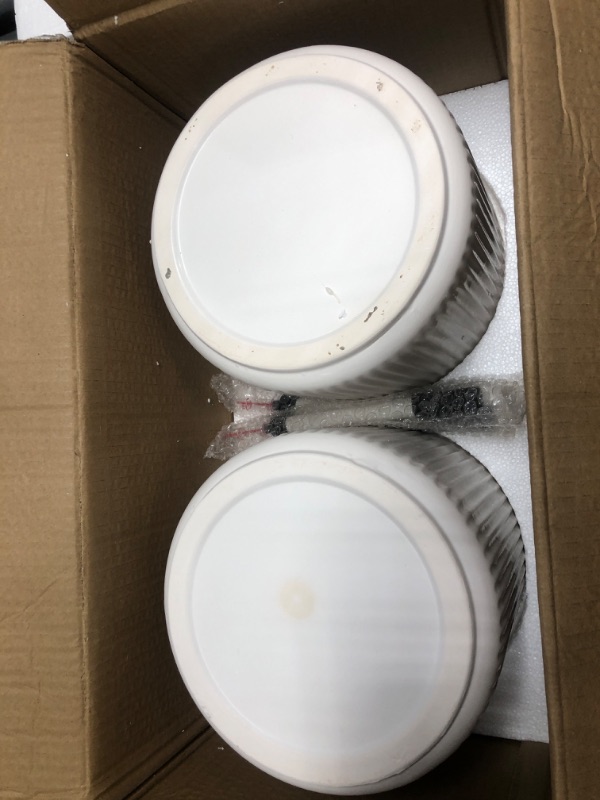 Photo 1 of Set of 2 Handmade Ceramic Self-Watering Planters | 9-Inch Practical and Decorative Pots with Water Level Indicator | Home & Office Decor | Easy Indoor Plant Care for Houseplants, Herbs, Succulents