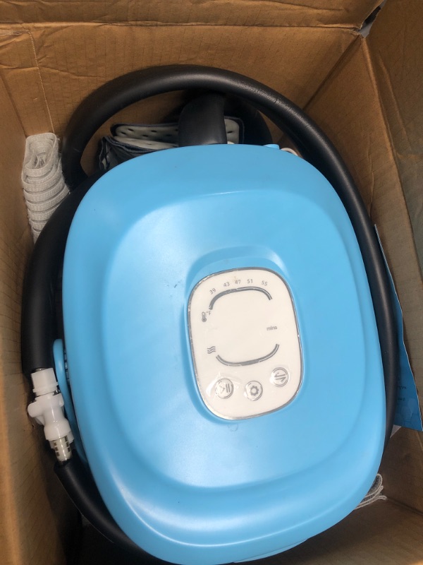 Photo 1 of **NON-REFUNDABLE** (PARTS) NEHOO Cold Therapy System, Transparent Double-Walled Insulation, Wireless Remote, Programable Ice Therapy Machine for Knee After Surgery, Universal Pad for Knee, Ankle, Cervical, Back, Leg and Hip