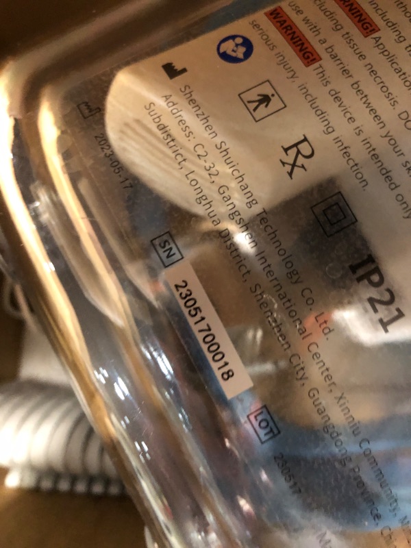 Photo 1 of **NON-REFUNDABLE** (PARTS) NEHOO Cold Therapy System, Transparent Double-Walled Insulation, Wireless Remote, Programable Ice Therapy Machine for Knee After Surgery, Universal Pad for Knee, Ankle, Cervical, Back, Leg and Hip