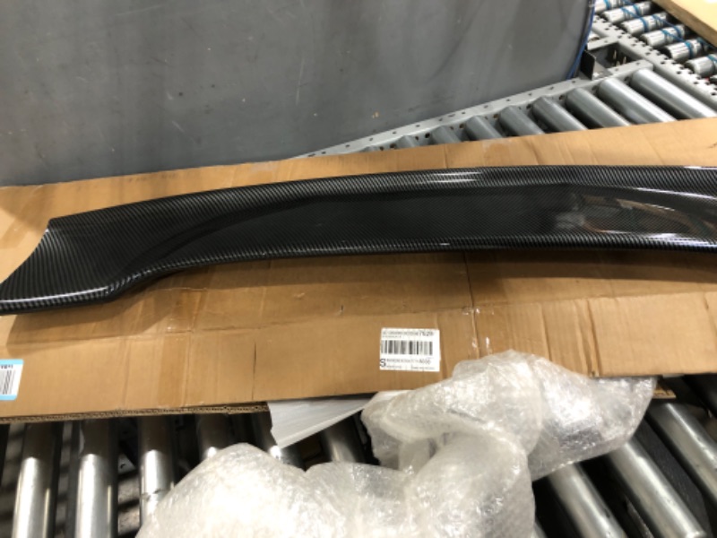 Photo 1 of JMTBNO 47" Universal Spoiler GT Style Adjustable Racing Spoiler ABS Lightweight GT Spoiler Rear Trunk Spoiler Wing Universal for Most Cars Carbon Fiber