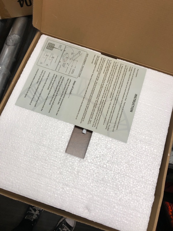 Photo 1 of 1st owned Wall Clock for Living Room -16" Silent Non Ticking,Battery Operated,Black Metal, Antique Wood Clocks for Farmhouse,Dining Room,Bedroom,Kitchen Clock Wall Decor- Arabic Numerals