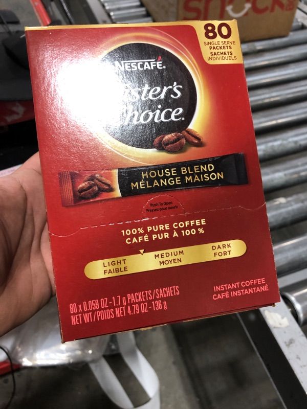 nescafe instant coffee packets taster's choice light roast