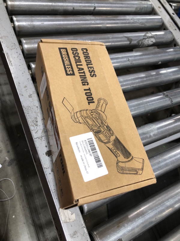 Photo 1 of Cordless Oscillating Tool Compatible with Makita Battery, Brushless-Motor Tool with Auxiliary Handle, Oscillating Multi-Tool for Scraping, Sanding,Cutting Wood(Battery Not Included)