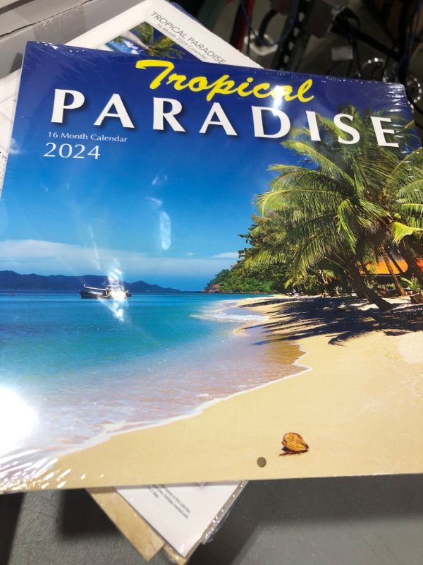 Photo 2 of 2024 Tropical Paradise Beaches Hangable Wall Calendar Monthly - Beautiful Scenic Nature Travel Ocean Beach Photography Photo Gift Organizing Planning