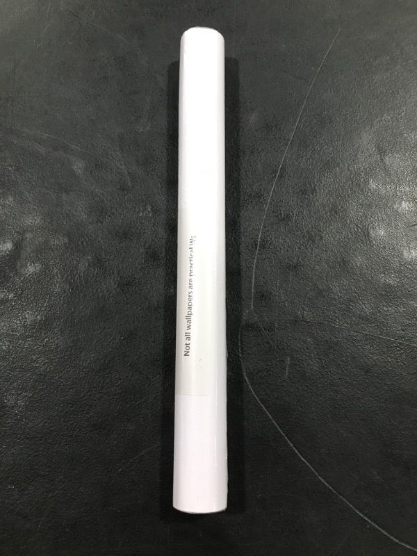 Photo 1 of (15.7 inch x118 inch) White Self-Adhesive Wallpaper Film Stick Paper Easy to Apply Peel and Stick Wallpaper Stick Wallpaper Shelf Liner Table and Door Reform Decorative