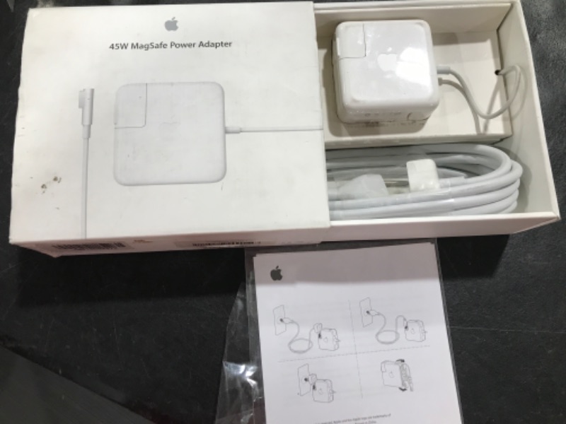 Photo 2 of Apple 45W MagSafe Power Adapter for MacBook Air (MC747LL/a), White 