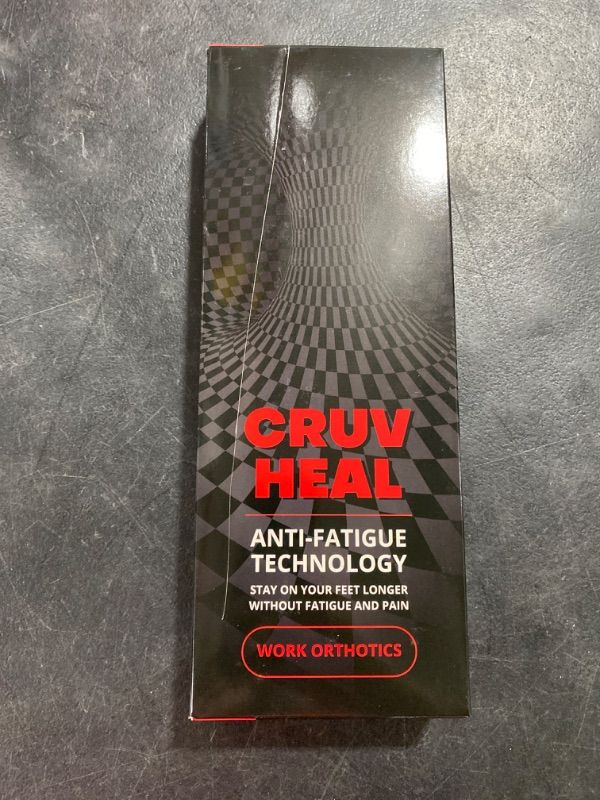 Photo 2 of (New) Work Comfort Orthotic Insoles - Anti Fatigue Shoe Insert Men Women - Low Arch Support - Shock Absorption - Foot Pain Relief - Work Boot Insoles (Black Hexagons, XL)