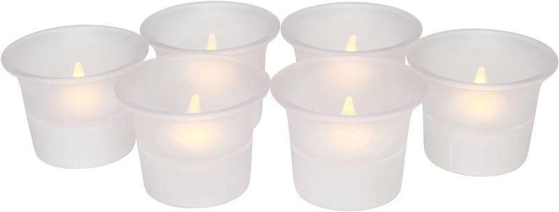 Photo 1 of  FLAMELESS CUP VOTIVE DECORATIONS 6PK