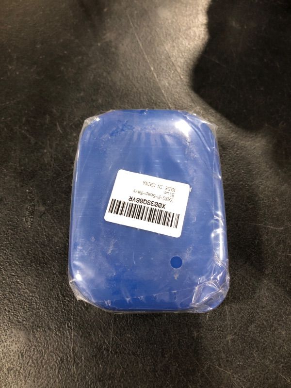 Photo 1 of 1 Pack Soap Travel Container Portable Soap Case Leakproof Soap Box Soap Saver Dish with Cover Plastic Soap Bar Holder for Camping Outdoor Bathroom Shower Gym Hiking Traveling?Navy Blue?