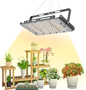 Photo 1 of ALAGHI Grow Light for Indoor Plant, 144 LED Full Spectrum Grow Light,Grow Lamp with On/Off, Suitable for Indoor Plants,Outdoor Gardens,Growing Tents,Greenhouse Planting (A400)
