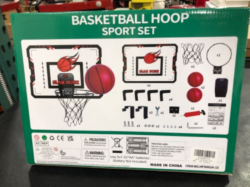 Photo 2 of Bennol Basketball Hoop Indoor Toys Gifts for 3 4 5 6 7 8 Year Olds Boys Kids, Over The Door Mini Basketball Hoop Toys for Boys 3-5 6-8 8-12, Basketball Hoop Boys Toys Gifts for 4 5 6 7 8 Year Old 