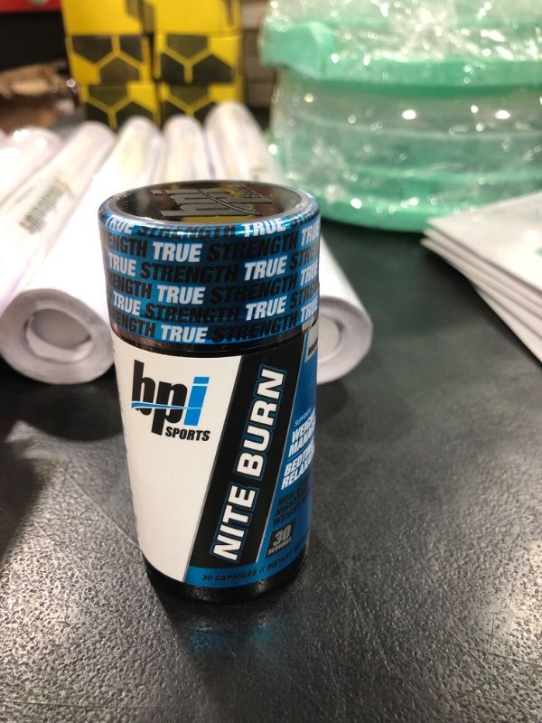 Photo 1 of BPI Sports Nite Burn Fat Burner Unflavored 30 Servings BB 06.27