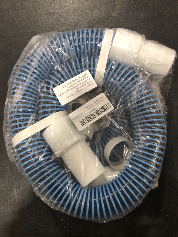 Photo 2 of 1 1/2" 3Ft Pool Filter Hose for Above Ground, Pool Pump Hoses with Kink-Free Swivel Cuff for Inground Pools, Heavy-duty Replacement Filter Hoses with 2 Clamps, 2 PTFE Tapes, 2 Set